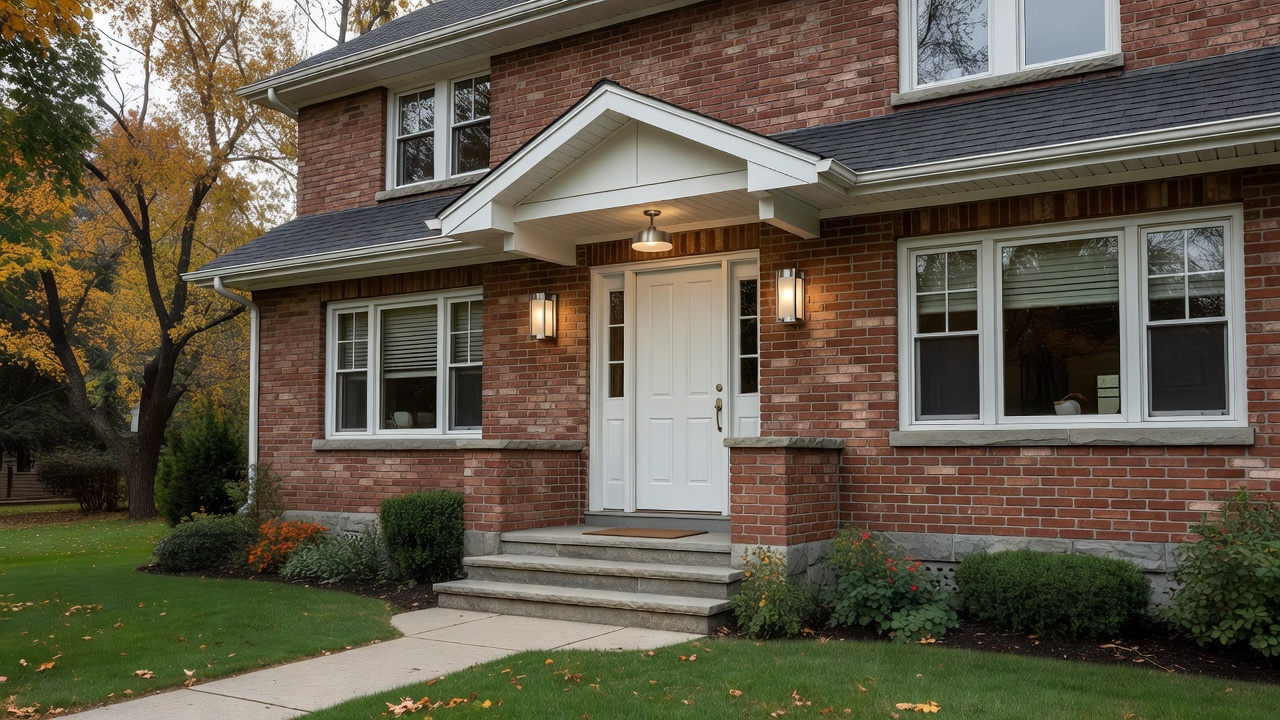 Electrician conducting electrical service for outdoor light fixture replacement