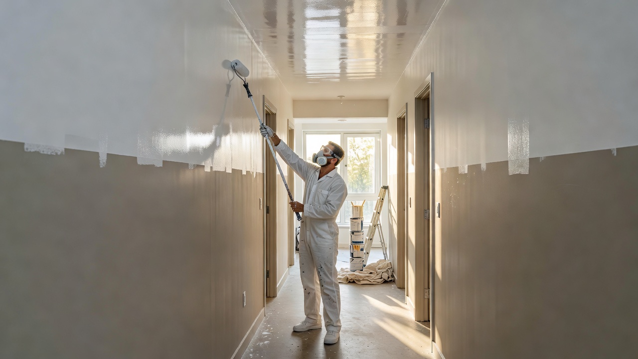 Painting condo hallways to enhance summer lighting and ambiance in Toronto