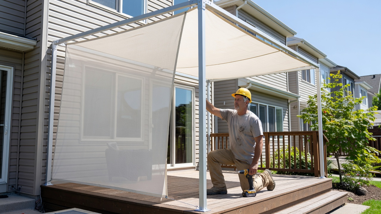 Affordable deck shade solutions for Mississauga home maintenance