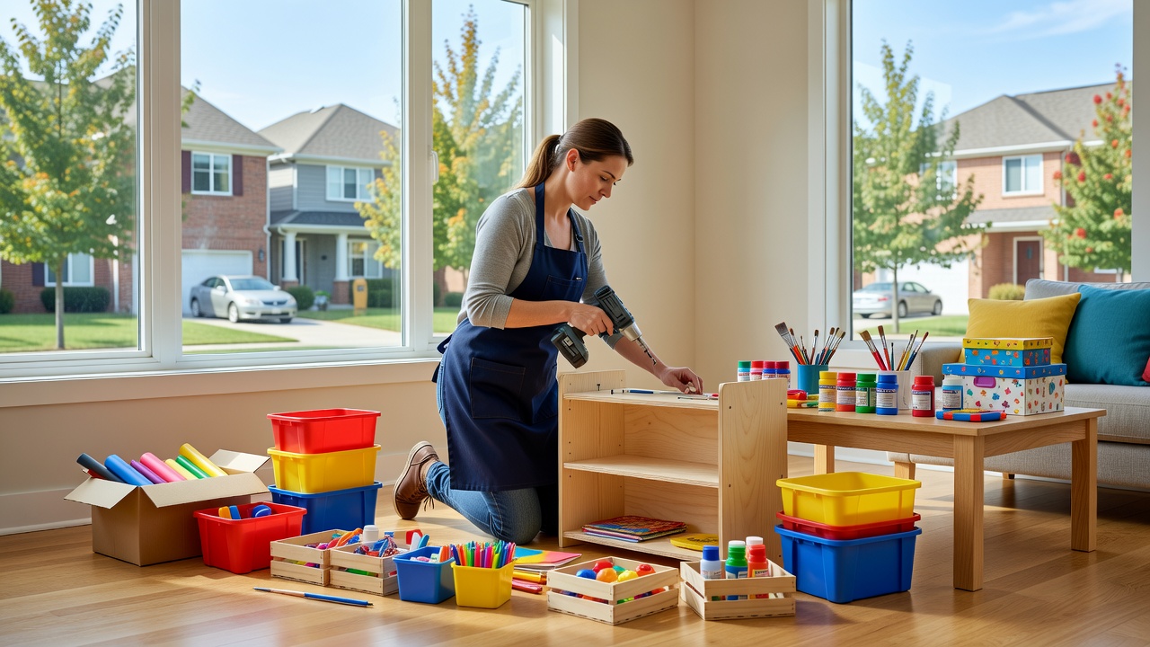 DIY home organization for kids in Mississauga
