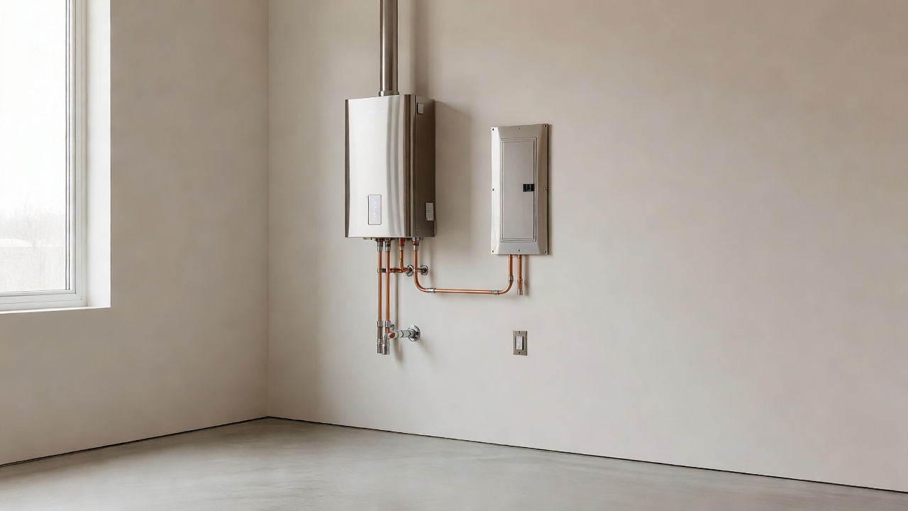 Electric tankless water heater unit for Mississauga plumbing repair