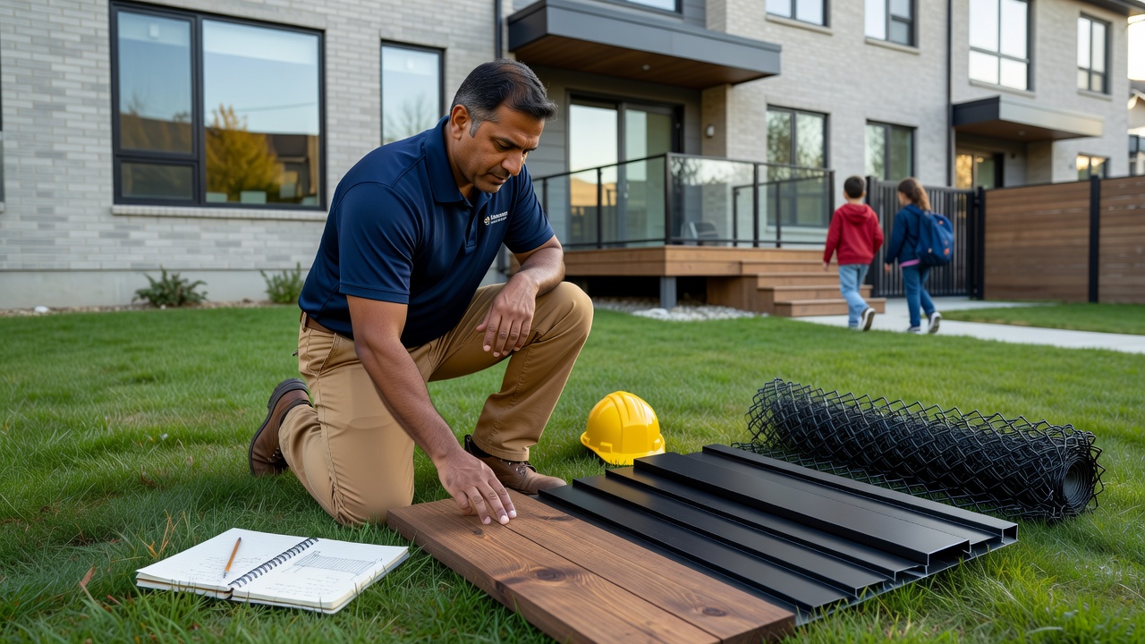 Fencing options for Brampton home maintenance and pet safety