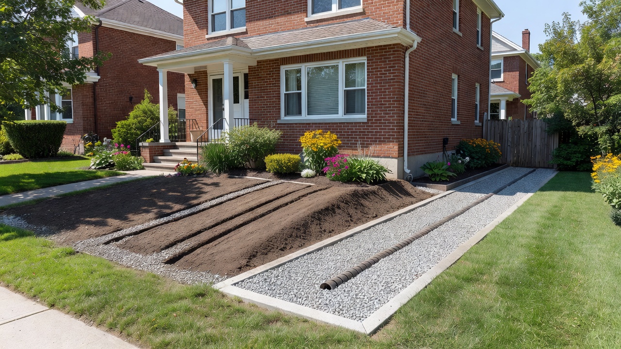 Professional drainage solutions for GTA semi-detached home foundation water damage