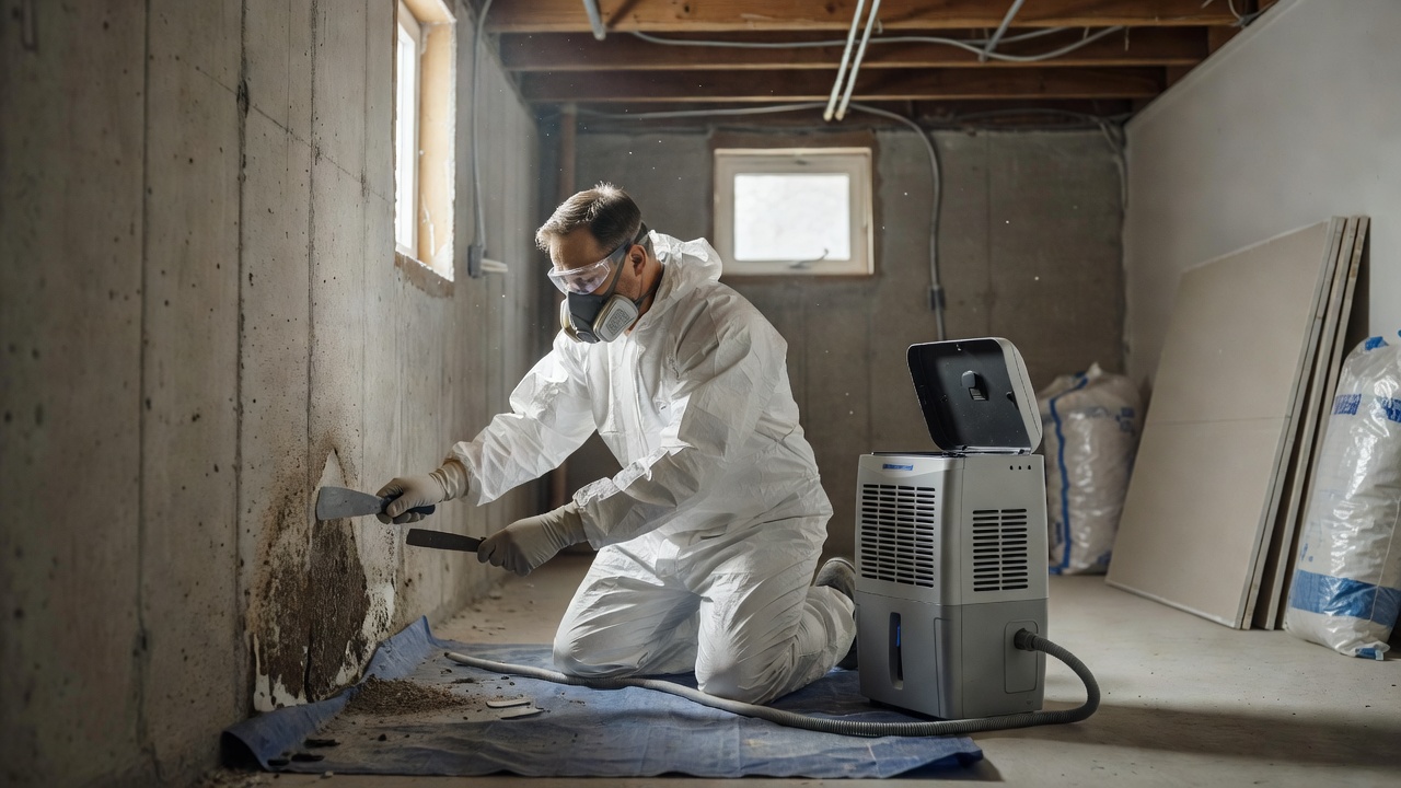 Brampton home maintenance: summer mold remediation in basement