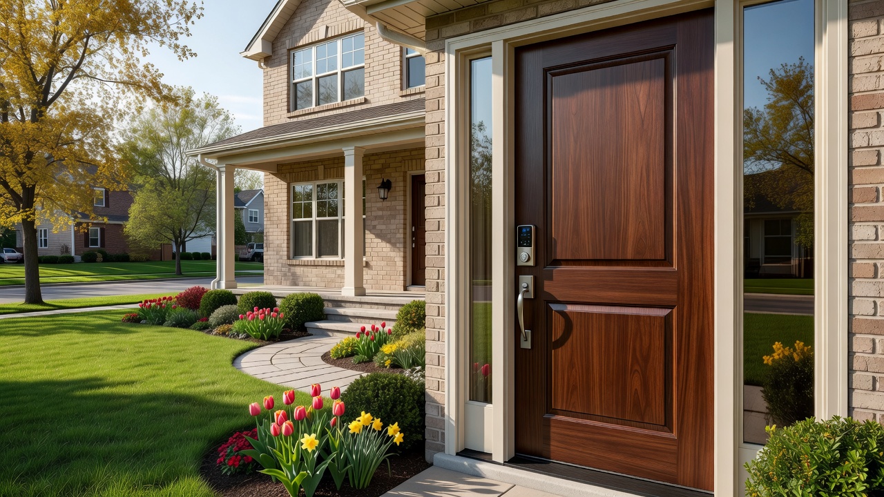 Before and after smart lock transformation in Brampton