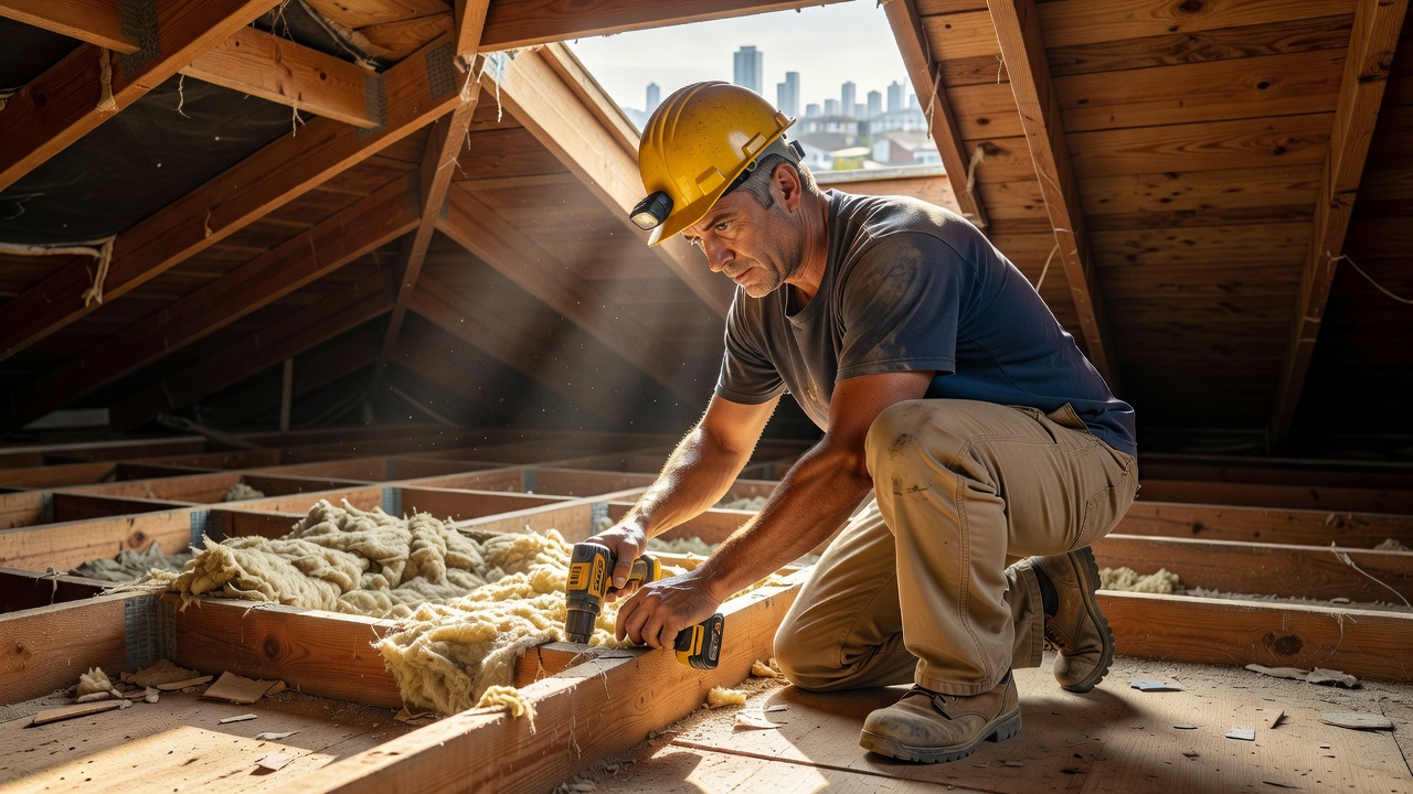 Attic ventilation in a detached home preventing summer heat buildup in Toronto
