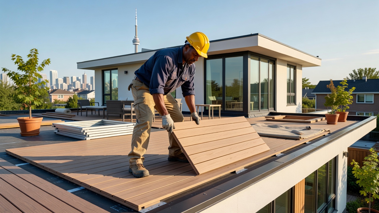 Toronto屋顶维修改造前后对比
