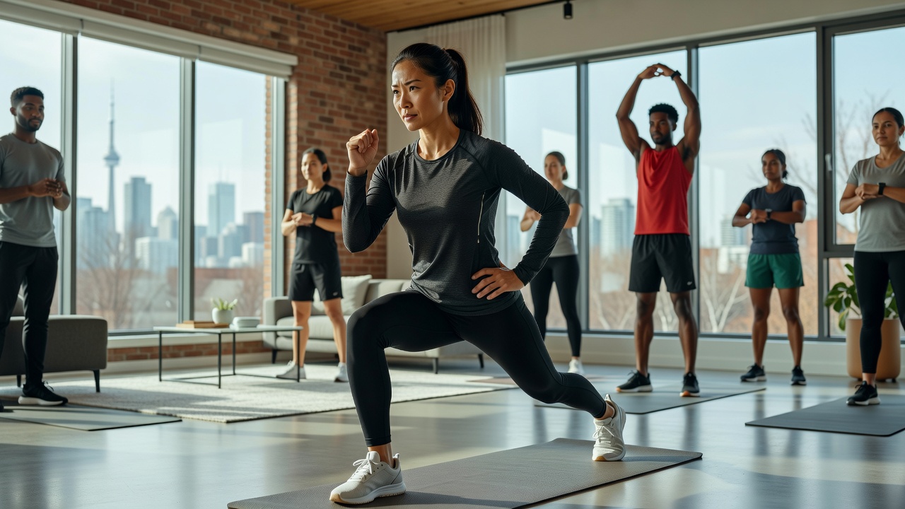 Seasonal fitness challenge in Toronto for home improvement