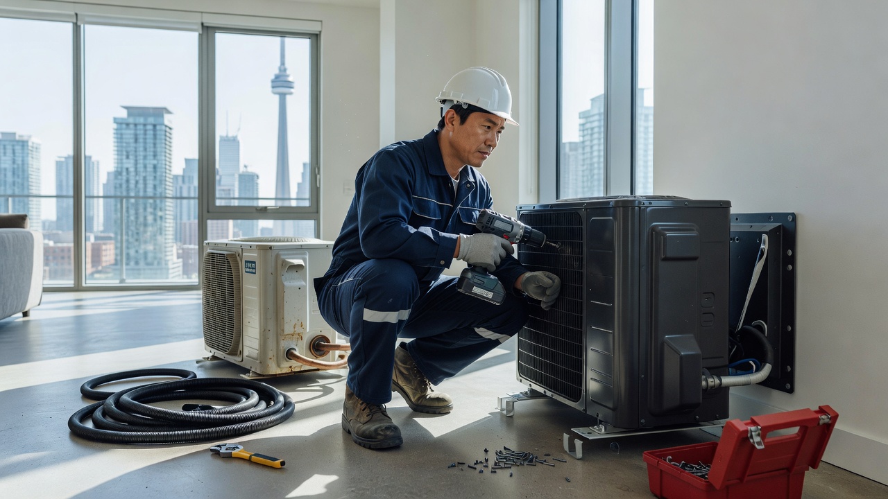 Air conditioning unit replacement permits for condos in Toronto HVAC