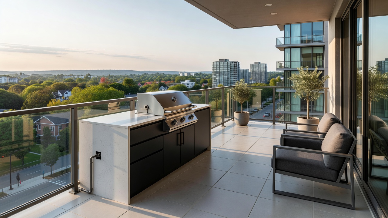 BBQ gas line installation by Richmond Hill plumbing service expert