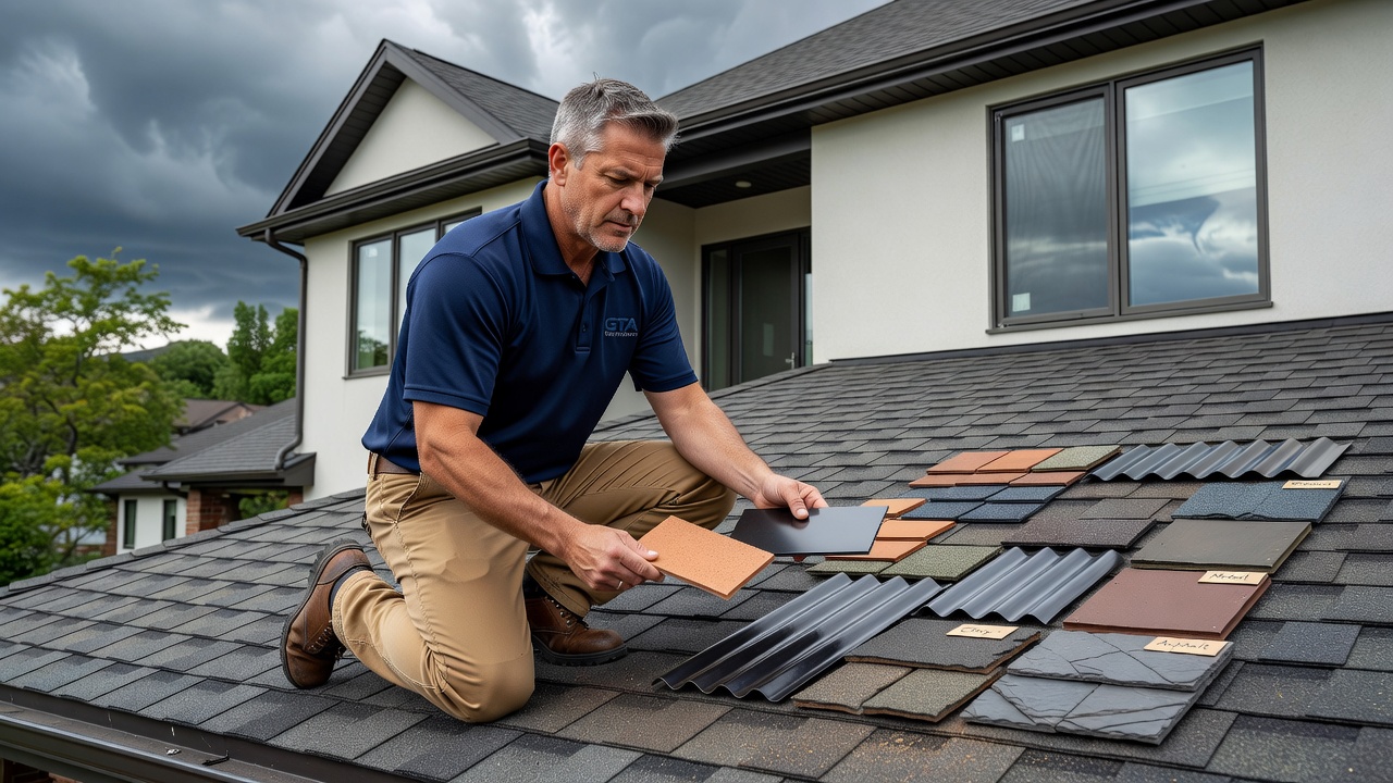 Best roofing materials for summer storms in Mississauga