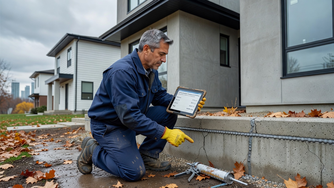 Pest-proofing exterior foundation on a detached house in the GTA