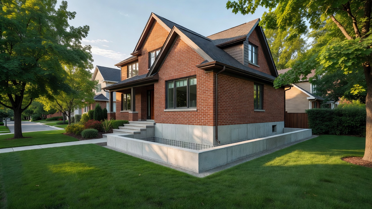 Inspection of detached house foundation for pest-proofing in the GTA