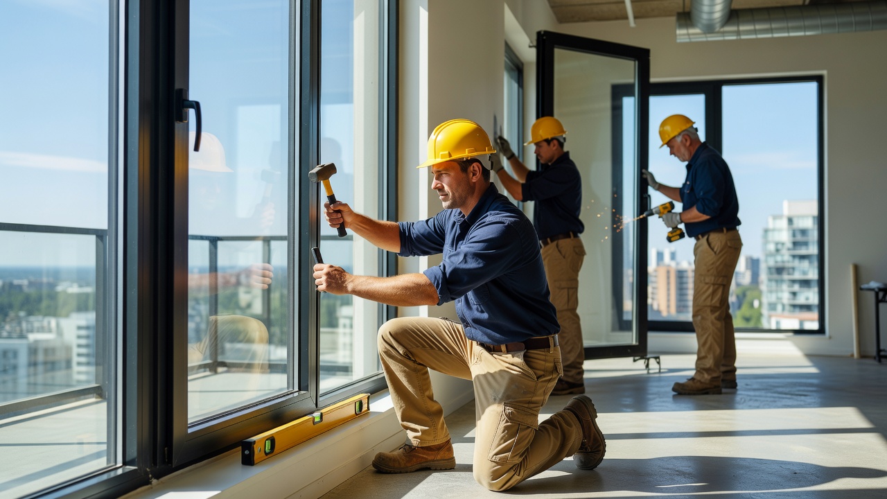 Scarborough carpenter performing window replacement on a condo
