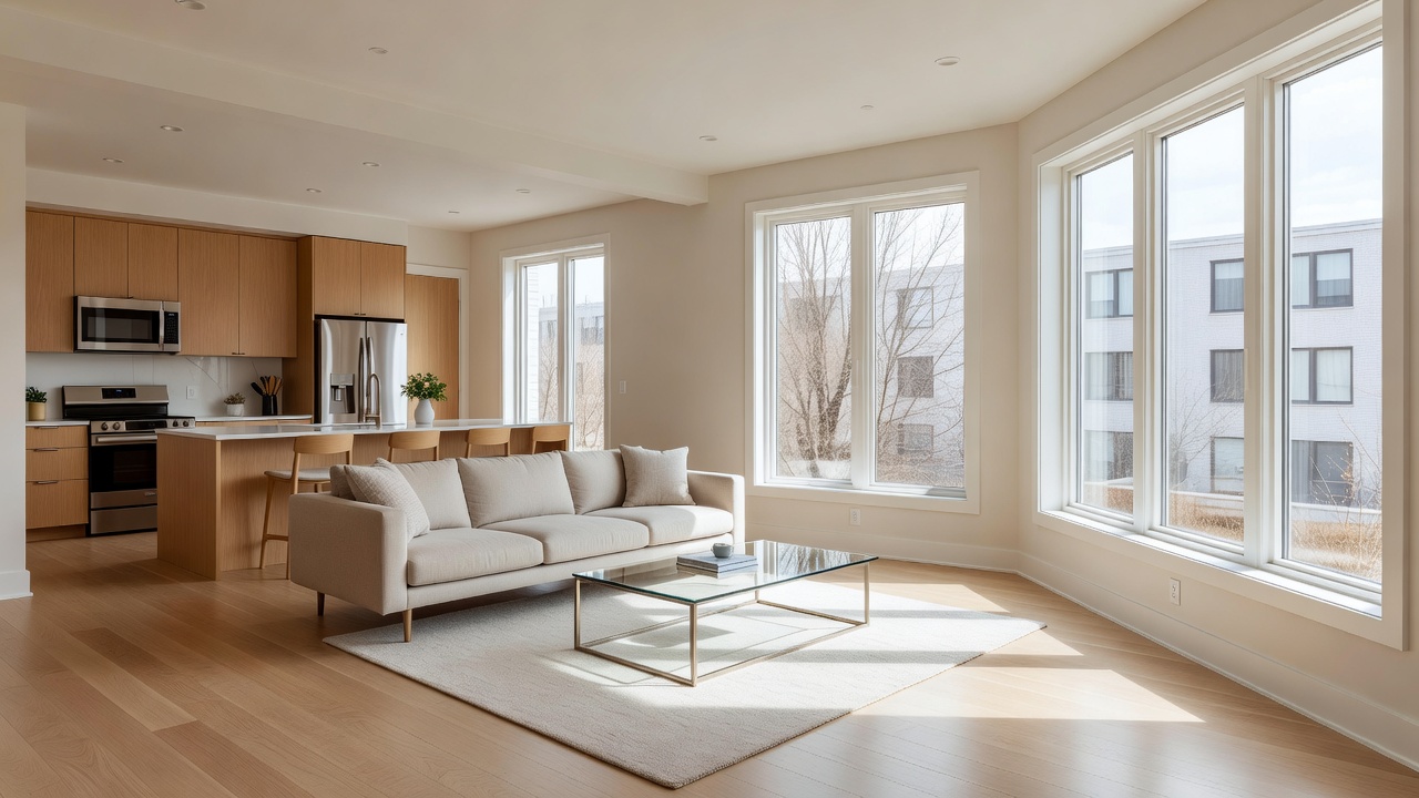 Baseline indoor air quality testing equipment in Toronto townhouse