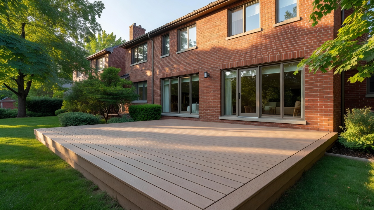 Completed exterior painting and waterproofing on GTA townhouse deck