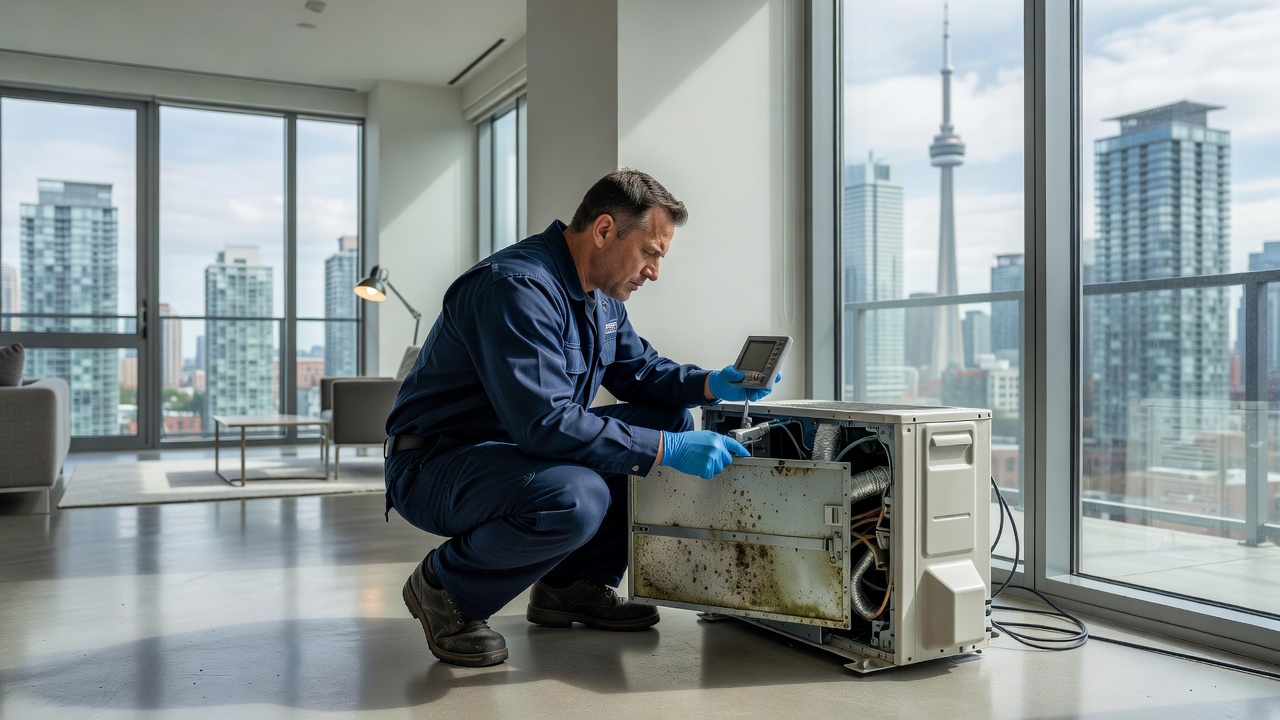 HVAC system duct cleaning for mold prevention in Toronto condo