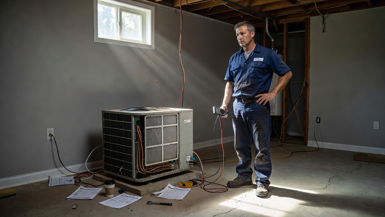 Air conditioning checks in North York homes