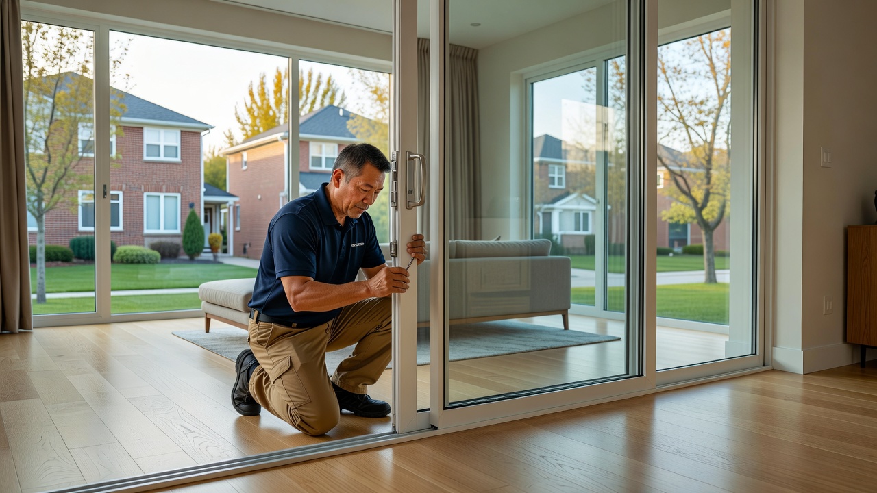 North York window replacement for sliding glass doors