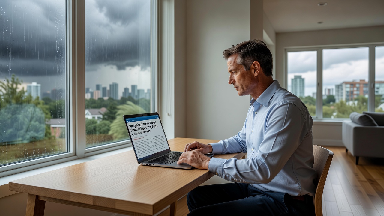 Indoor activities for Scarborough home maintenance during summer storms
