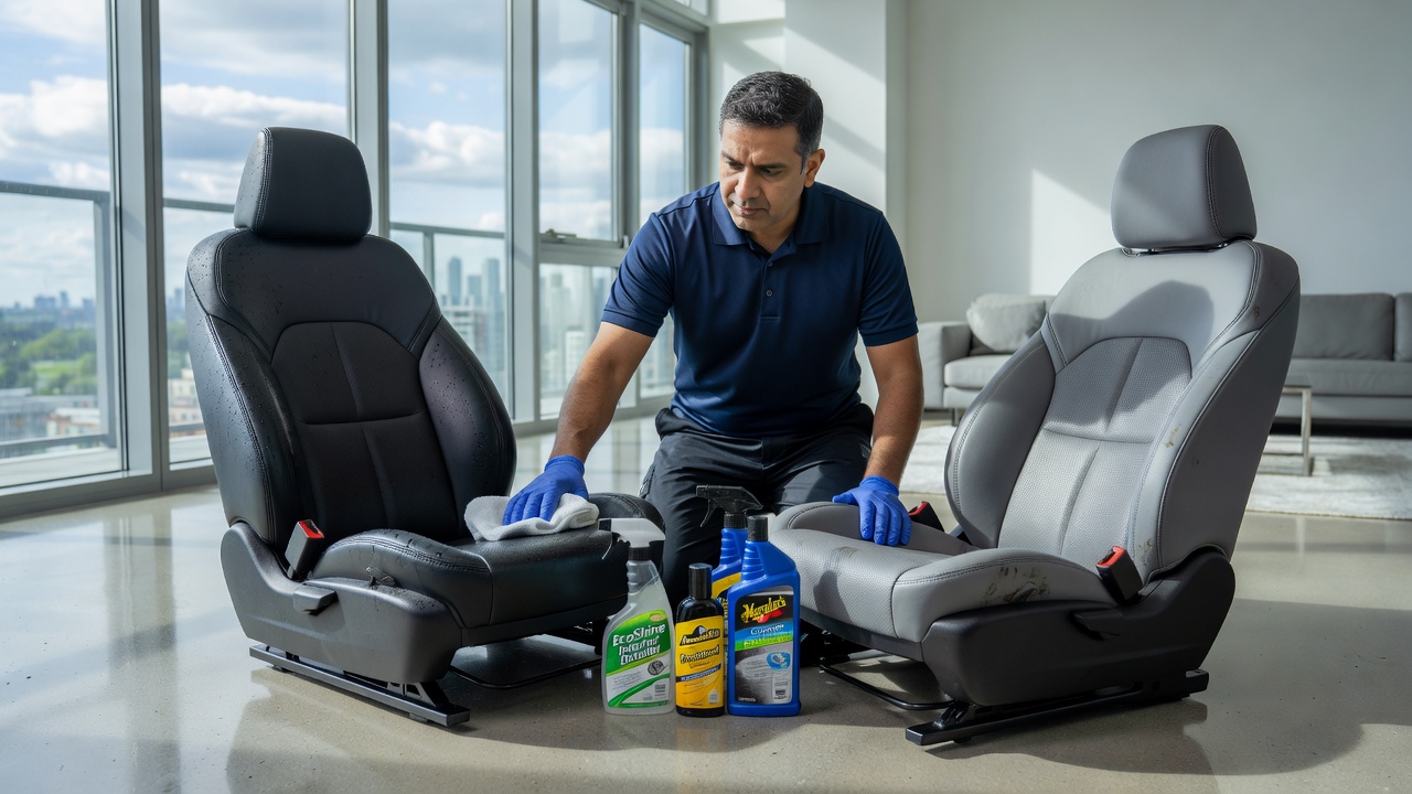 Mississauga car detailing interior cleaning products