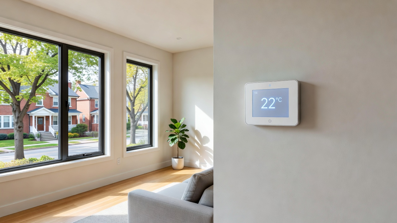 GTA AC installation with smart thermostat for efficient cooling