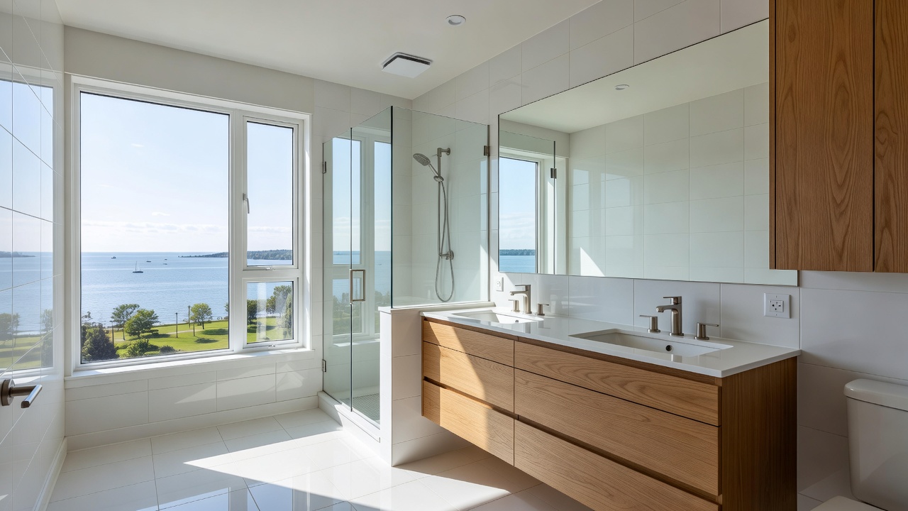 Proper bathroom ventilation setup in Oakville condo