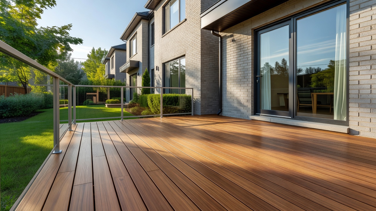 Experienced contractor building a townhouse patio deck in Toronto