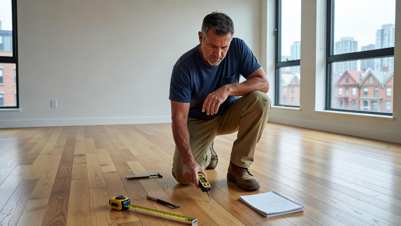 Toronto home interior with laminate and vinyl flooring options
