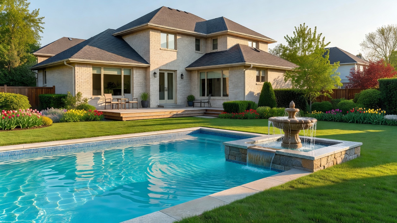Safe water feature maintenance in Toronto detached homes