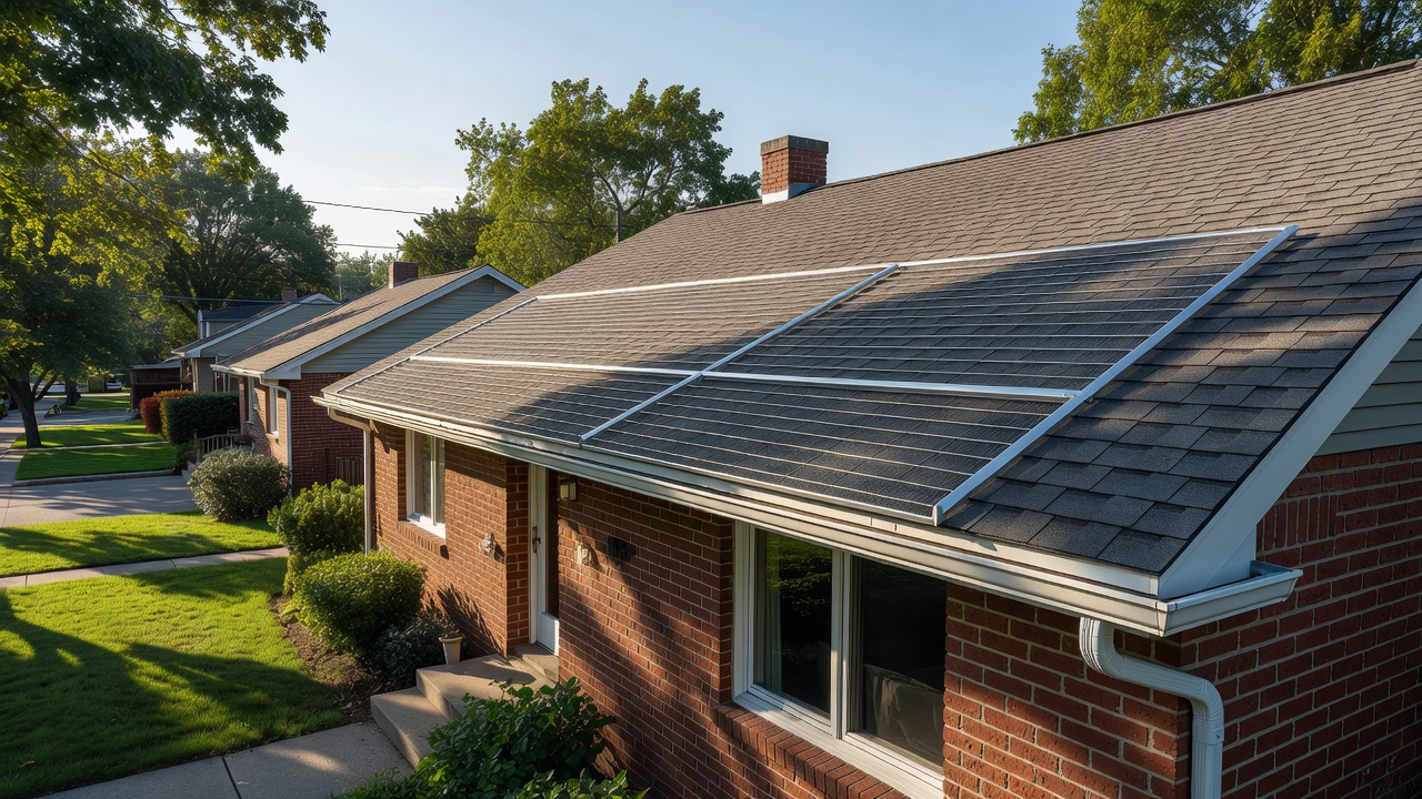 Reverse curve gutter guard installation on a Toronto home