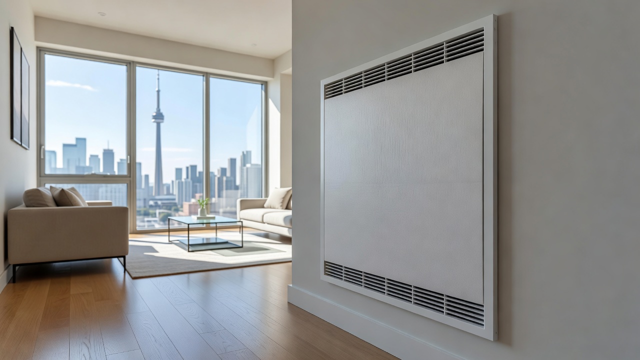 Toronto HVAC contractor performing HVAC repair with eco-friendly filters