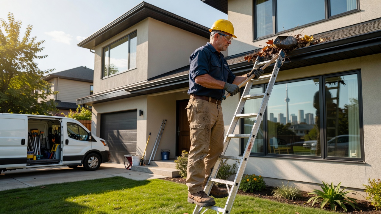 Gutter cleaning service in Toronto