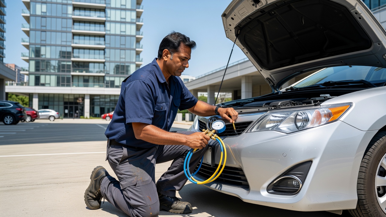 DIY A/C recharge for Toronto car AC repair