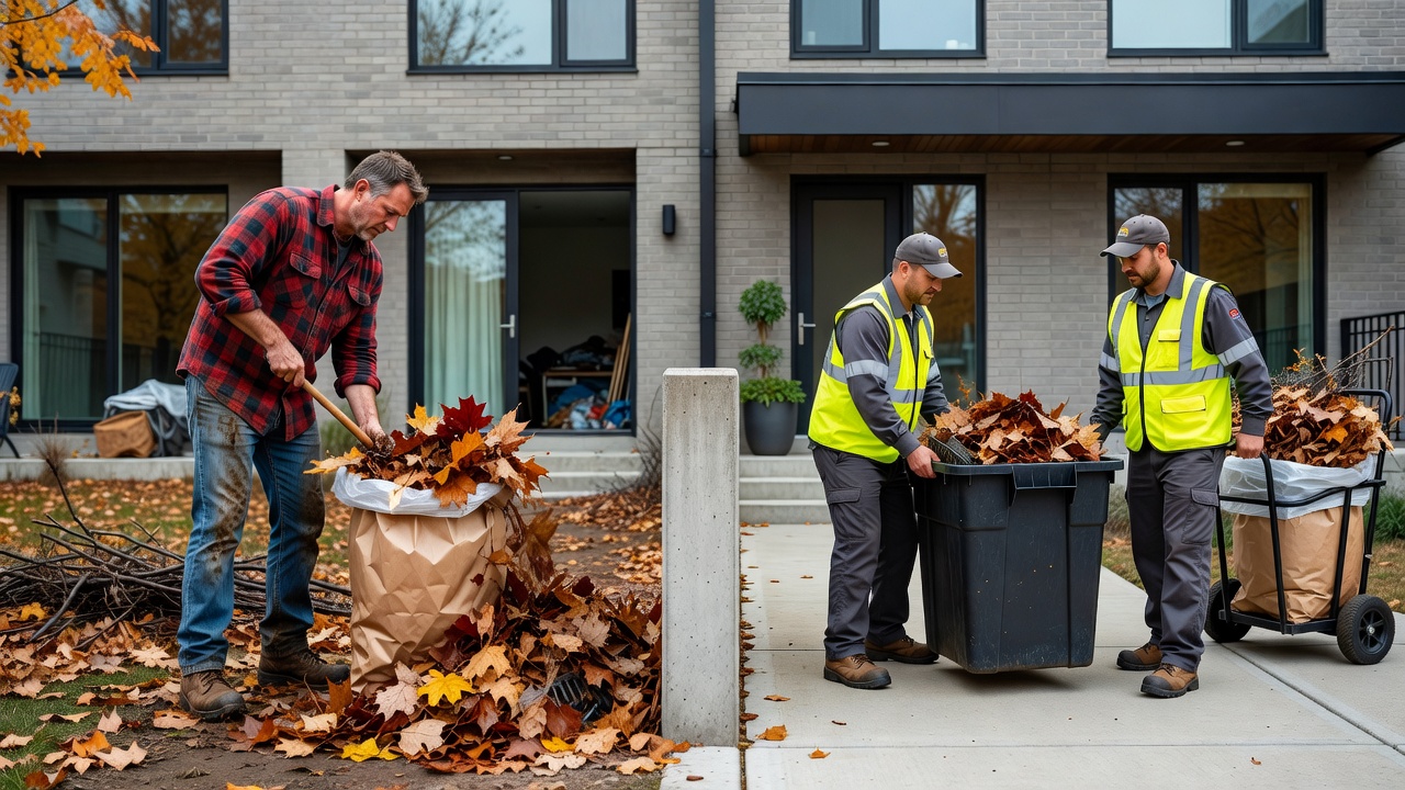 Toronto junk removal services for leaf season cleanup