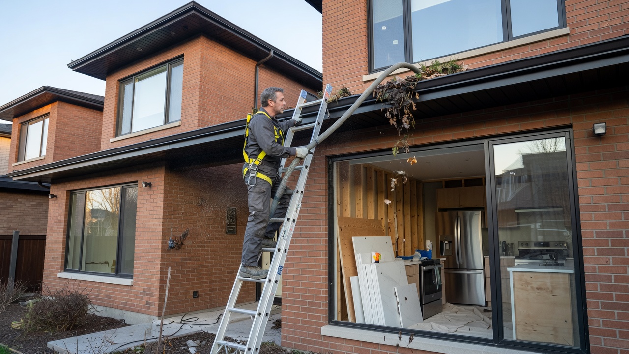 Gutter cleaning impact on Toronto kitchen renovation