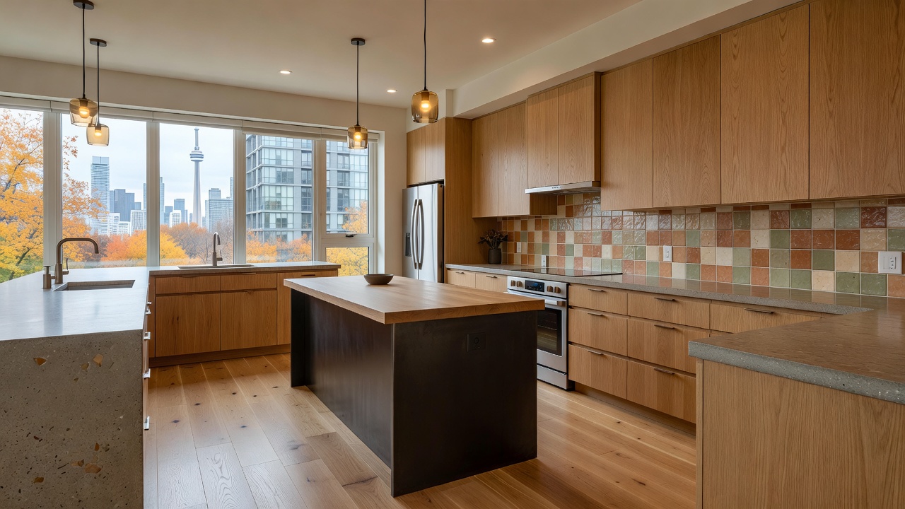 Sustainable countertop installation in Toronto