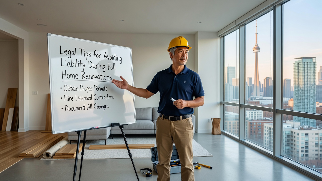 Home renovation in Toronto during fall season