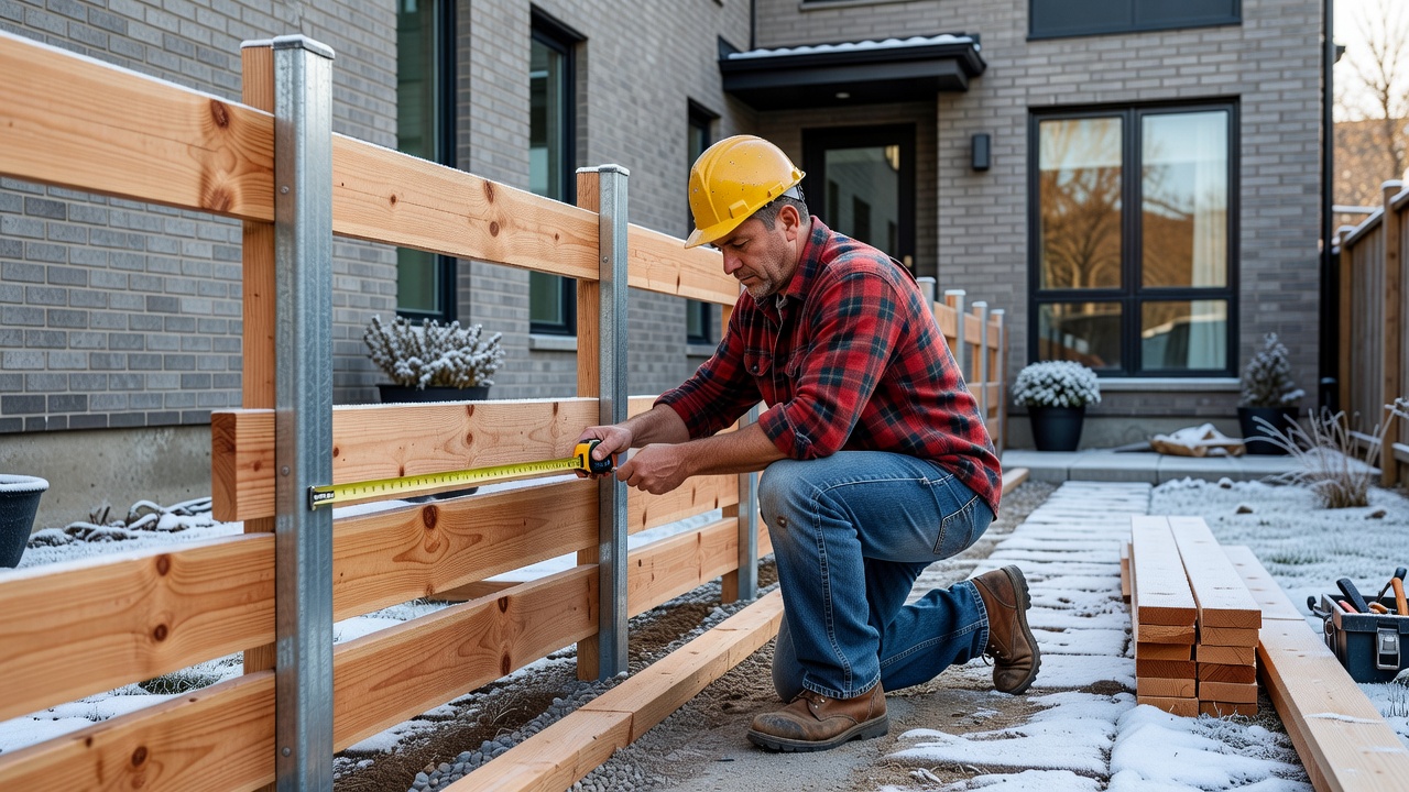 Secure fence installation for pets in Toronto