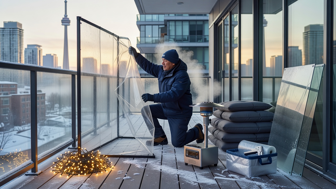 Toronto outdoor renovation for winter patios