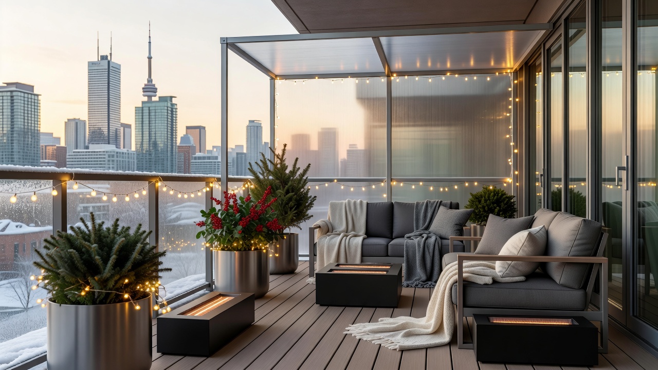 DIY winter patio ideas for Toronto homeowners