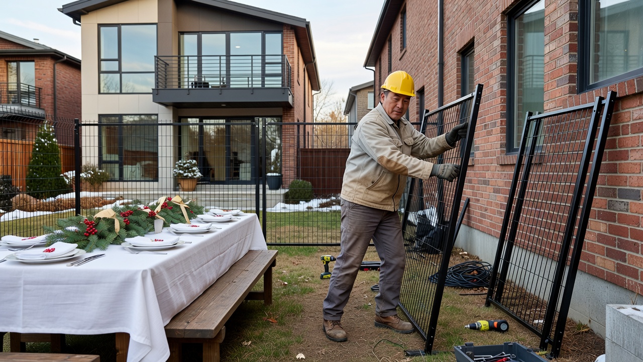 Toronto fence installation for holiday gatherings
